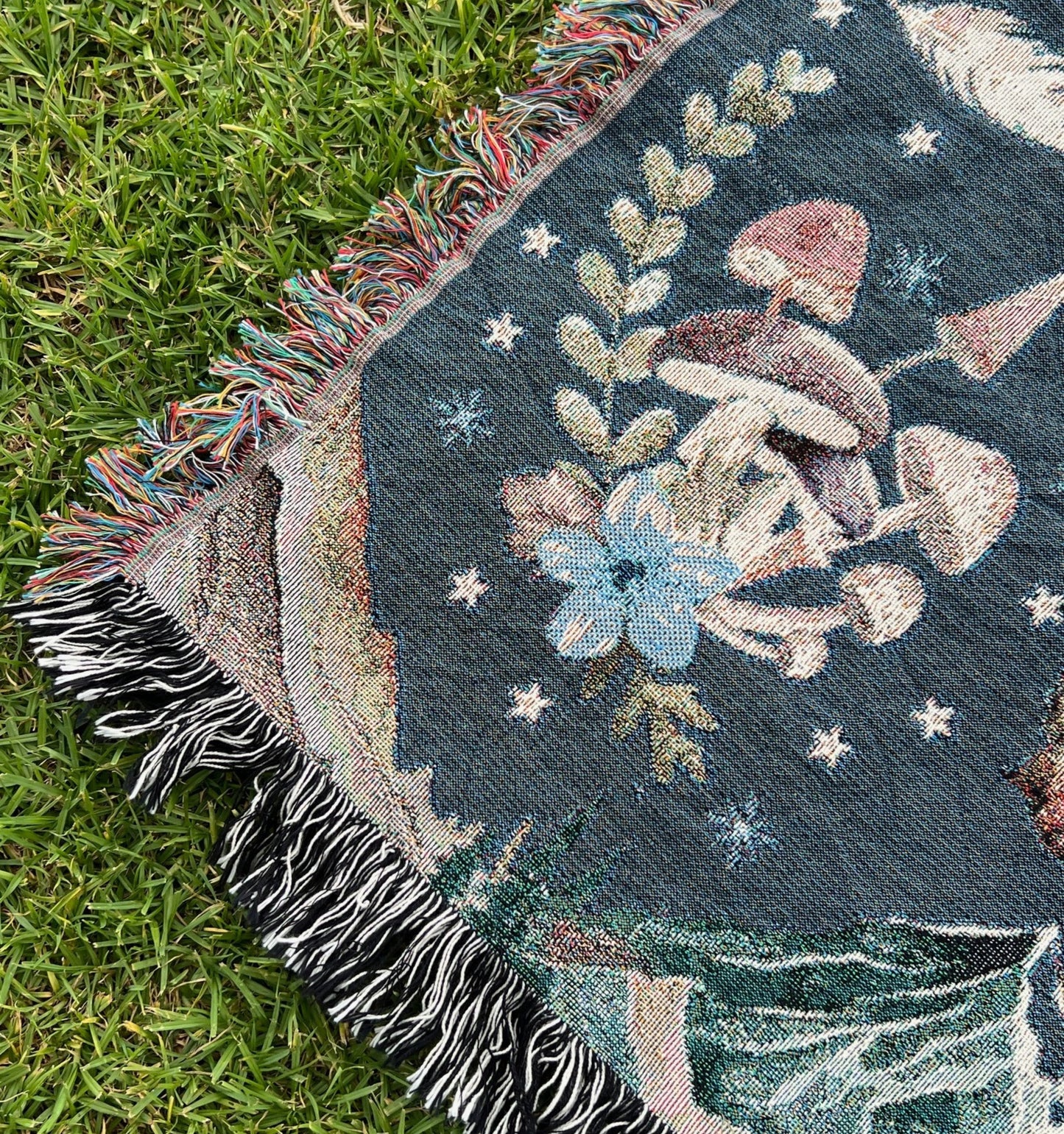 Mystical Love Journey: Personalised Couple's Woven Blanket